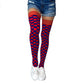 Game Day! - Red & Navy Thigh-Highs