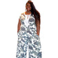 Loose Fit Camouflage Jumpsuit W/ Side Pockets