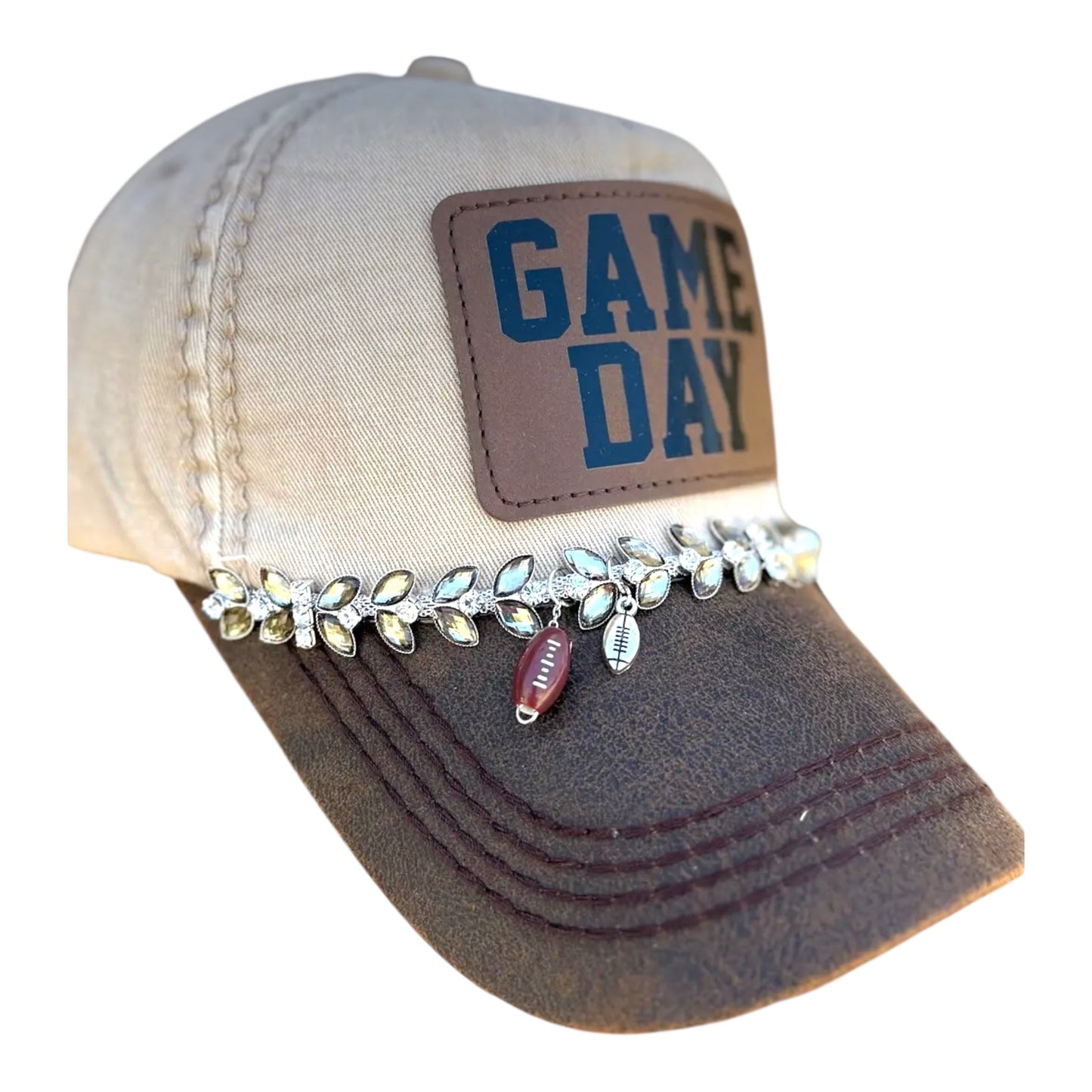 Football GAME DAY Charm Cap