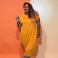 Cocoon Maxi Dress with Dolman Sleeves