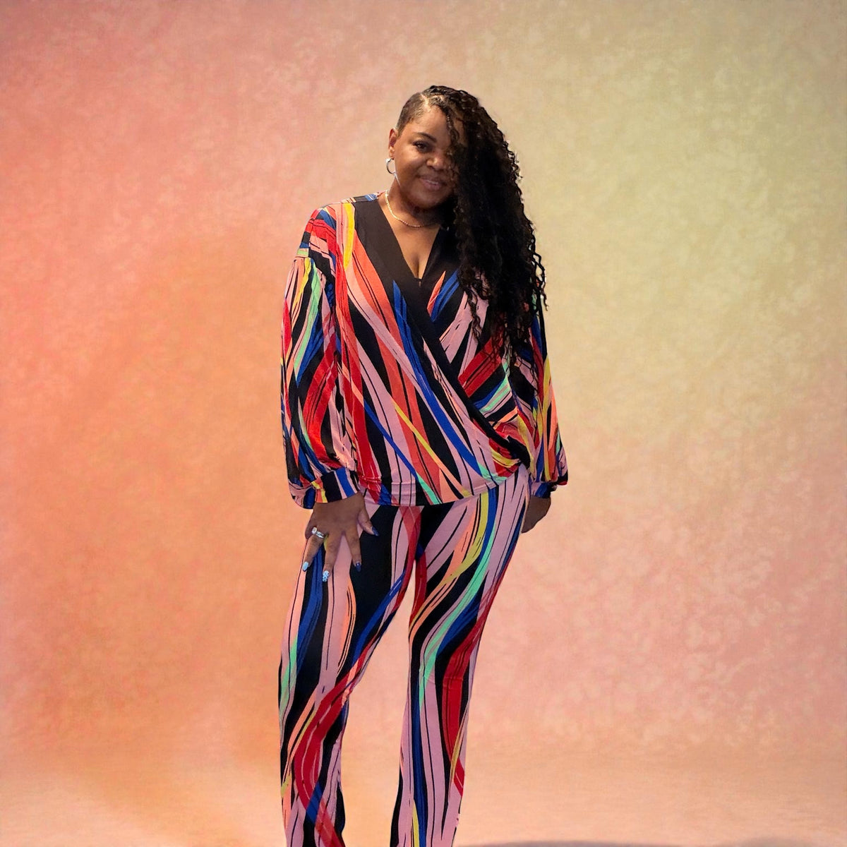 Vibrant 2 Piece Legging Set