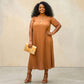 Elegant Pleated Maxi Dress