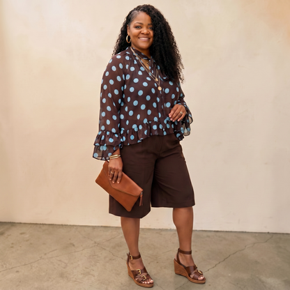 Bermuda Chocolate Brown Shorts