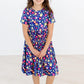 Pick a Posy S/S Pocket Twirl Dress