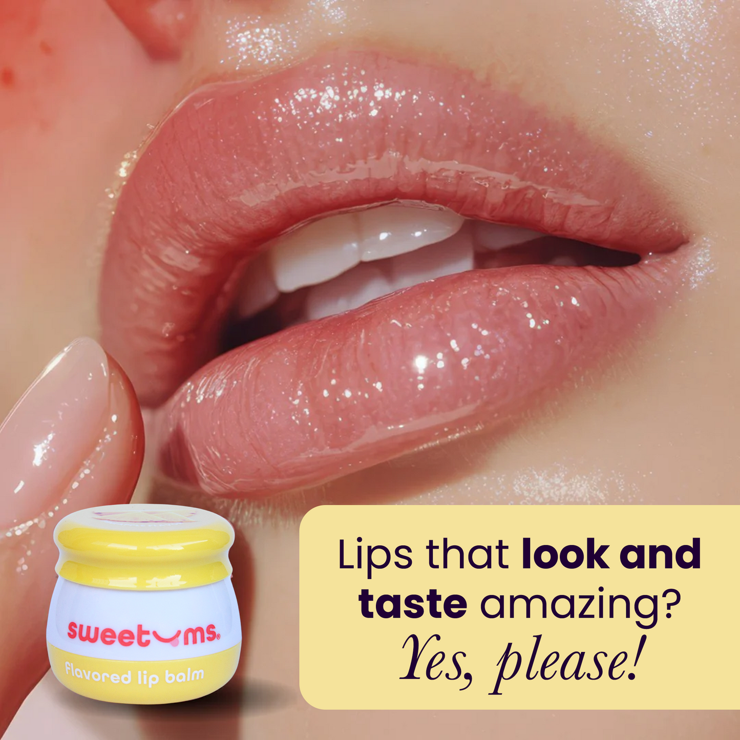 Sweetums Pineapple Flavored Lip Balm