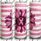 Pink Ribbon Sunflower 20oz UV Pink Skinny Tumbler