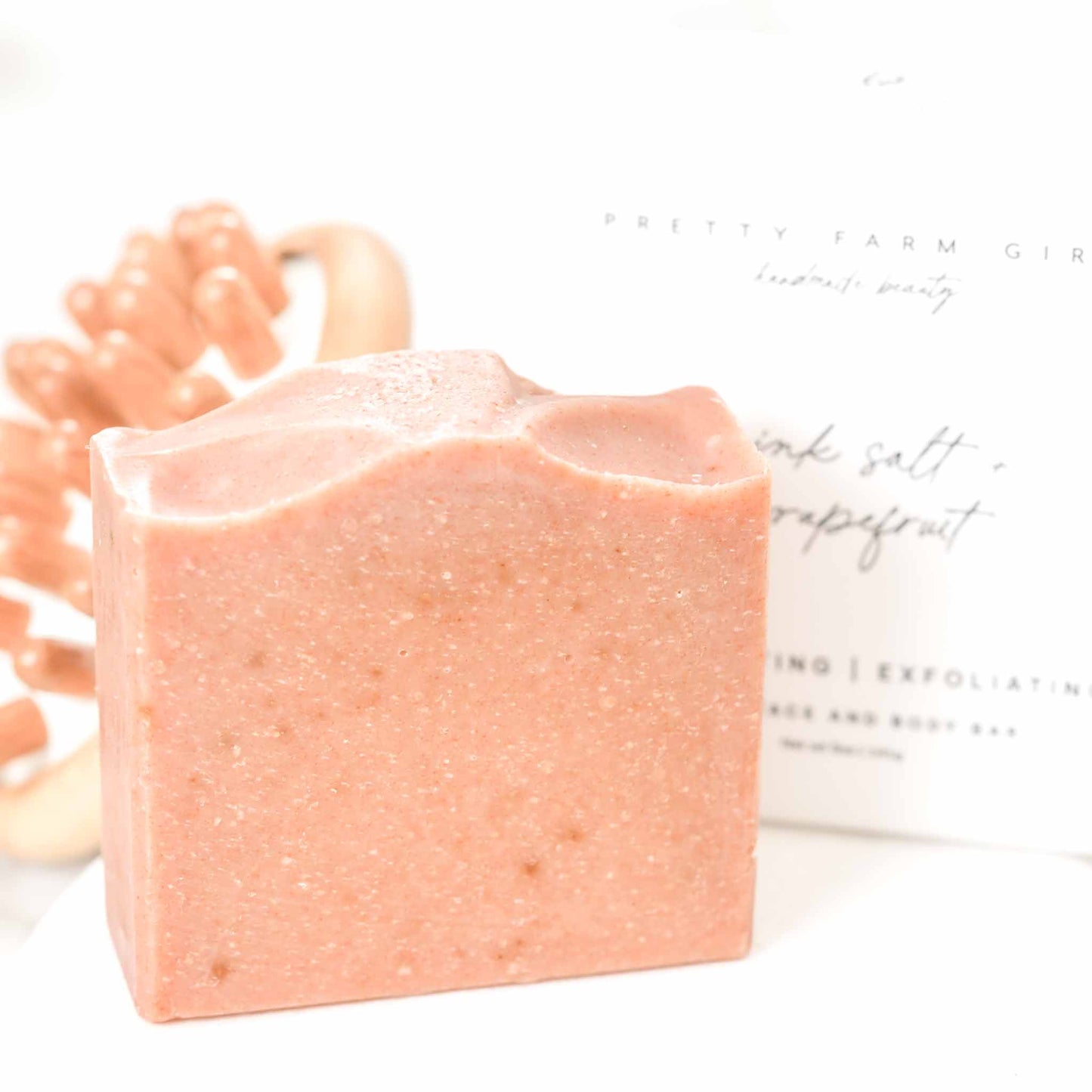 Pink Salt + Grapefruit Cleansing Bar Handmade Soap Bar