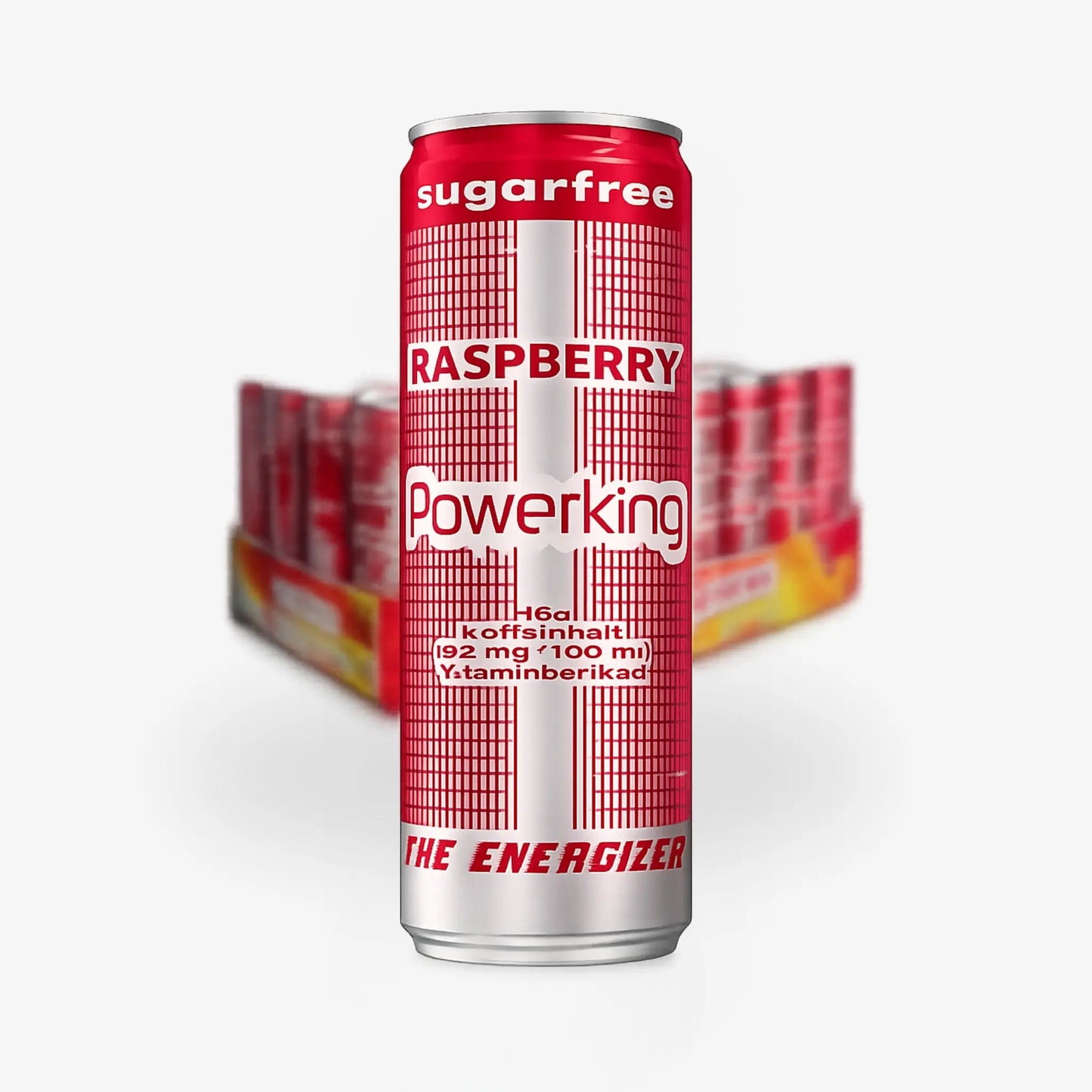 Powerking Zero Sugar Raspberry Energy Drink – Imported from Sweden