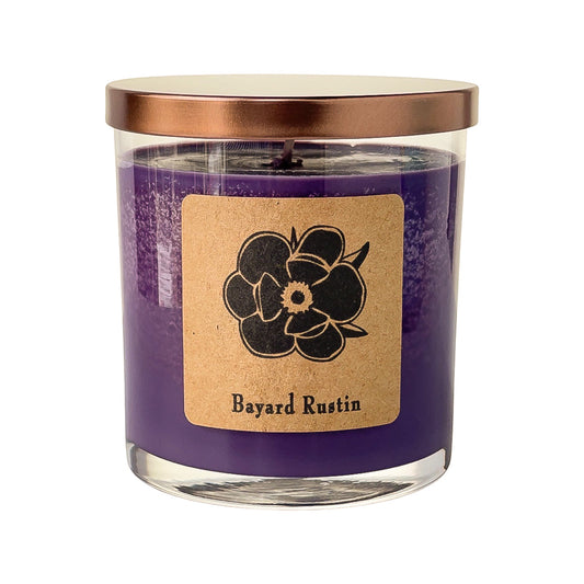 Pride22 Bayard Rustin 10oz Soy Candle