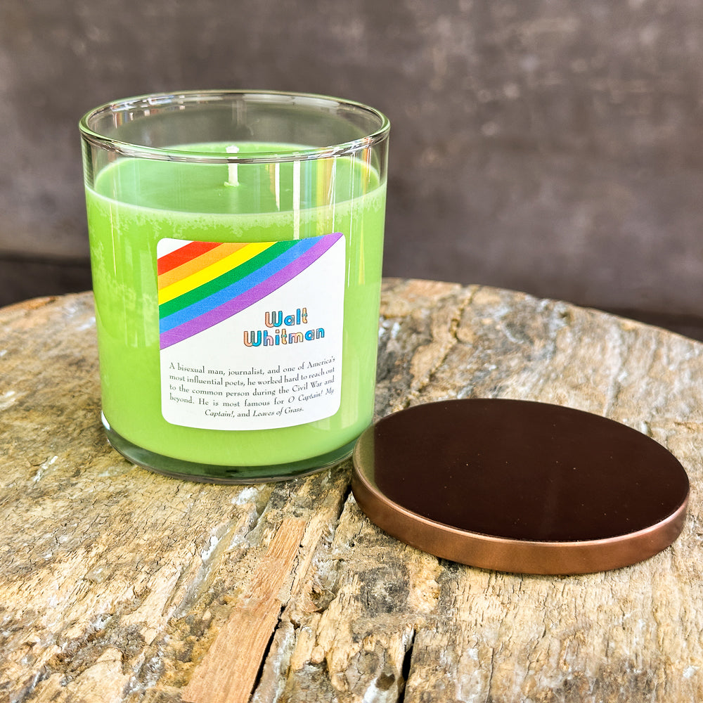 Pride24 Walt Whitman 10oz Soy Candle
