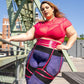 Hot Pink Hearts of Venus Strappy Waist Cincher