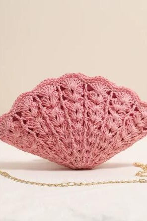 Crochet Shell-Shaped  Bag