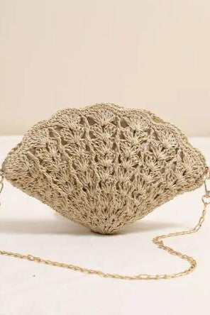 Crochet Shell-Shaped  Bag