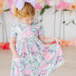 Quilted Dinos S/S Pocket Twirl Dress