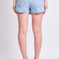 Women's Denim Wrap Skort