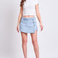 Women's Denim Wrap Skort