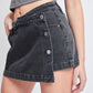 Women's Denim Wrap Skort