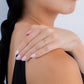 Sterling Silver Green Opal Solitaire Ring