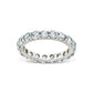 Sterling Silver Dainty Gracie CZ Eternity Ring