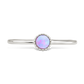 Sterling Silver Blue Opal Solitaire Ring