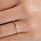 Sterling Silver Blue Opal Solitaire Ring