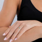 Sterling Silver Green Opal Solitaire Ring