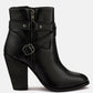 Cat-Track Leather Ankle Boots