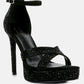 Regalia Rhinestone Embellished Stiletto Sandals