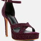 Regalia Rhinestone Embellished Stiletto Sandals