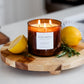 Rosemary + Lemon - Signature 3-Wick Candle