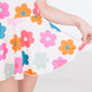 Retro Floral S/S Twirl Leotard