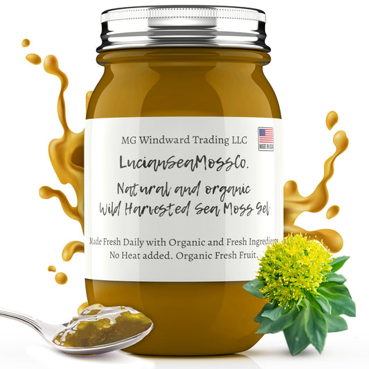 Rhodiola Infused Organic Sea Moss Gel