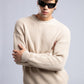Ribbed Knit Crewneck Sweater – Oversize Unisex Pullover