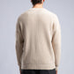 Ribbed Knit Crewneck Sweater – Oversize Unisex Pullover