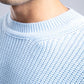 Ribbed Knit Crewneck Sweater – Oversize Unisex Pullover