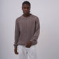 Ribbed Knit Half-Zip Sweater