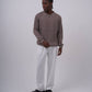 Ribbed Knit Half-Zip Sweater