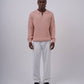 Ribbed Knit Half-Zip Sweater
