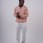 Ribbed Knit Half-Zip Sweater