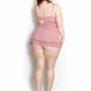 Ruby: Perfectly Seamed with a Cuban Heel Thigh Highs