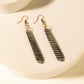 Driftline Drop Earrings in Iron Stripe