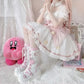 Kawaii White & Pink Platform Boots