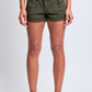 Belted Paperbag Waist Shorts