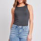 Women's Luxe High Rise Long Short Denim-Distressed