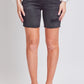 Women's Luxe High Rise Long Short Denim-Distressed