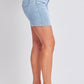 Women's Luxe High Rise Long Short Denim-Distressed