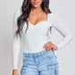 Women's Denim Cargo Shorts with D-Ring Detail