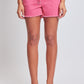 Women's Frayed Hem Pull-on Shorts