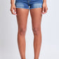 Fray Hem Belted Shorts