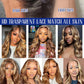 P4/27 Highlight Body Wave 40 Inch Long-length & 200% High Density Human Hair Wigs HD Transparent Skin-melt Swiss Lace Frontal Wig